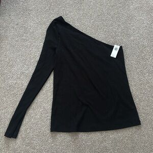 Black One-Shoulder Old Navy Top